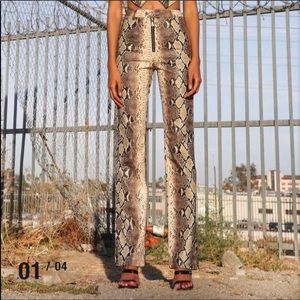 I AM GIA Brandy Print Brown